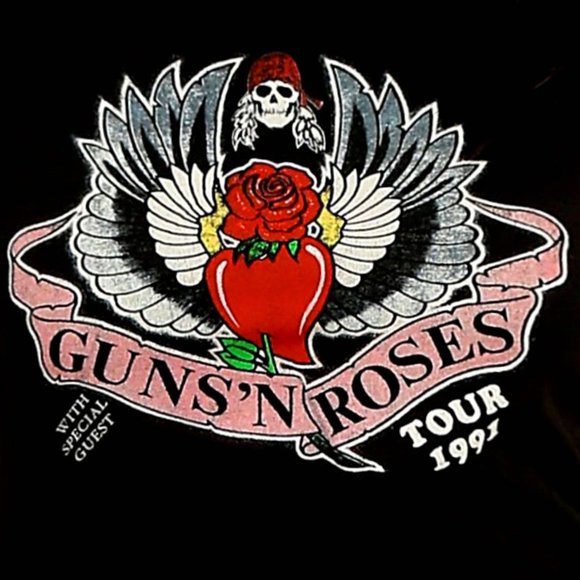 Guns N Roses Tatoo metal rock Official cotton T-Shirt L NWT - Picture 2 of 2